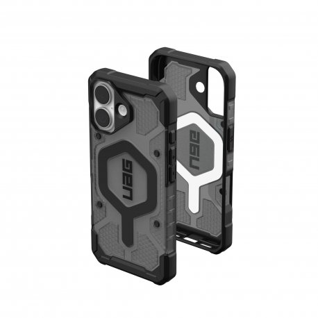 UAG Pathfinder Clear MagSafe для iPhone 17 Ash/Black (114553113140)