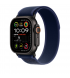 Ремешок Trail Loop для Apple Watch 49mm Blue Trail Loop (M/L) - Black Titanium Finish (MYQ83)