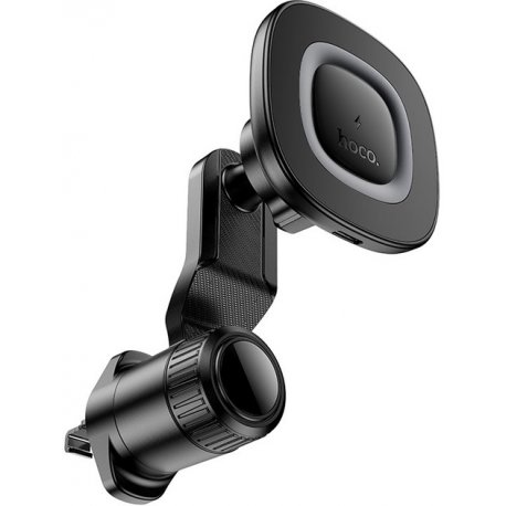 Автотримач Hoco HW30 Crown Qi 15W Black