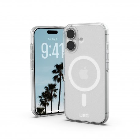 UAG Scout Clear MagSafe для iPhone 17 Ice/White (114559114341)