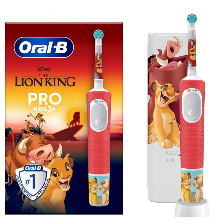 Электрическая зубная щётка детская Braun Oral-B Kids Lion King Special Edition (D103.413.2KX)