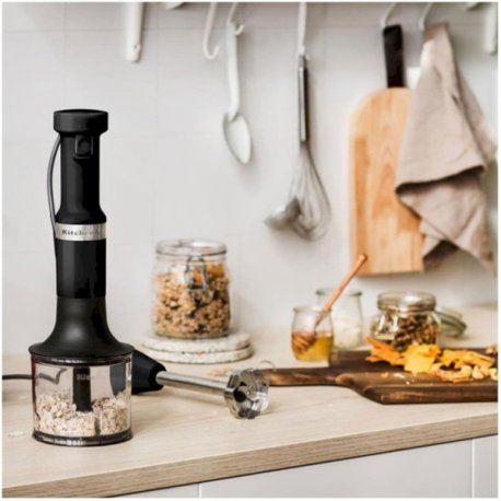 Блендер занурювальний KitchenAid 5KHBV83EBM Matte Black