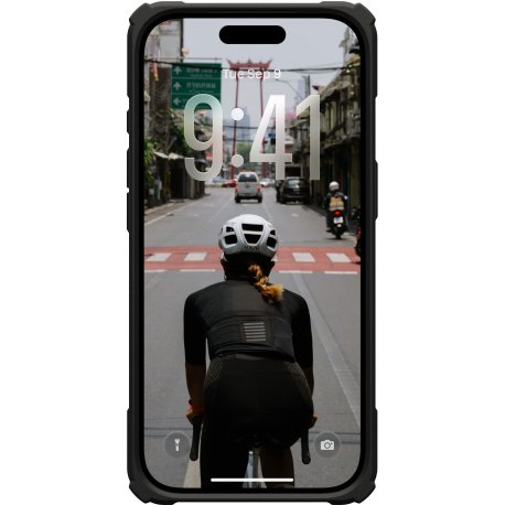 Чохол UAG Plasma XTE MagSafe для iPhone 17 Pro Black/Pop Orange (114527114097)