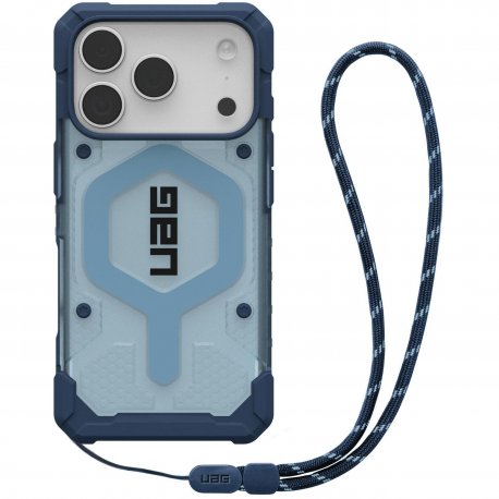 UAG Pathfinder Clear MagSafe Bundle для iPhone 17 Pro Blues Lanyard (1145511BV03)