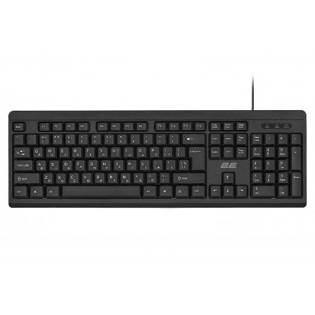 Клавиатура 2E KS108 EN/UK Black (2E-KS108UB_UA)