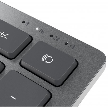 Клавіатура бездротова Dell Compact Multi-Device Wireless Keyboard KB740 (580-AKOZ)