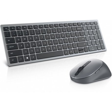 Клавіатура бездротова Dell Compact Multi-Device Wireless Keyboard KB740 (580-AKOZ)