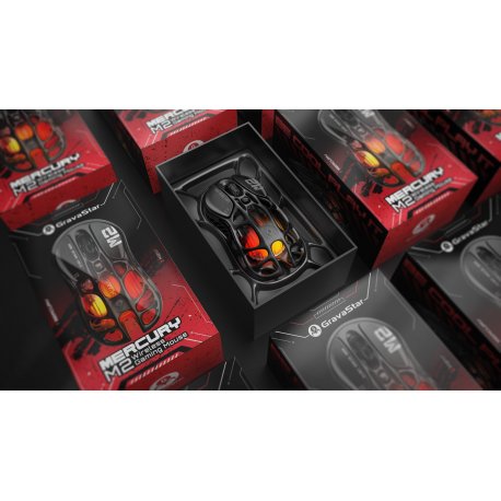 Миша бездротова ігрова GravaStar Mercury M2 Black (GRAVASTARM2_BLK)