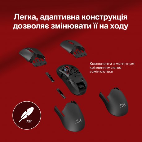 Миша ігрова HyperX Pulsefire Saga Pro Black (A2PB2AA)