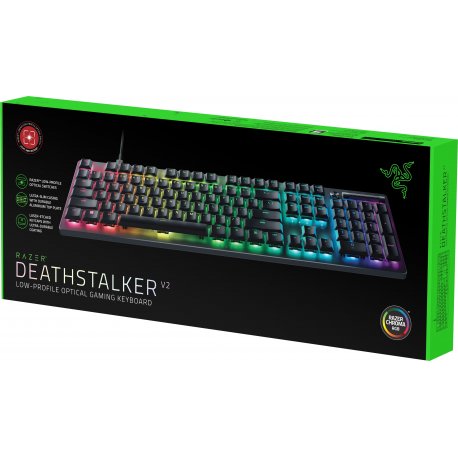 Клавиатура игровая Razer DeathStalker V2 Red Switch RU (RZ03-04500800-R3R1)
