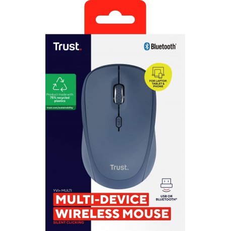 Миша бездротова Trust Yvi+ Compact Multi-Device Blue (25455_TRUST)