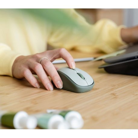 Мышь беспроводная Trust Yvi+ Silent ECO Green (24552_TRUST)