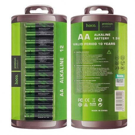Батарейки Hoco Alkaline AA (12шт) (LR6)