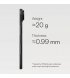 Чохол Ultra-Slim Case для iPhone 17 Air Twill Black/Gray (KI1701BA)