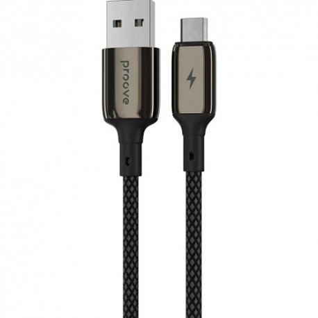 Кабель Proove Dense Metal Micro-USB 2.4A (1m) Black (CCDM20001301)