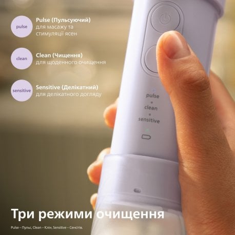 Ирригатор Philips HX3333/23 Sonicare Compact Flosser 1000 Purple
