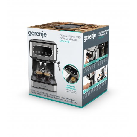 Кавоварка еспресо Gorenje (ESCM15DBK)
