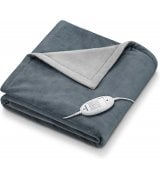 Электроодеяло Beurer HD 75 (180х130см) 100Вт, флис, Dark Grey (HD_75_DARK_GREY)