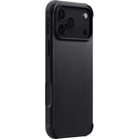 Чохол Pitaka Aramid ProGuard для iPhone 17 Pro Twill Black/Gray (KI1701MGP)