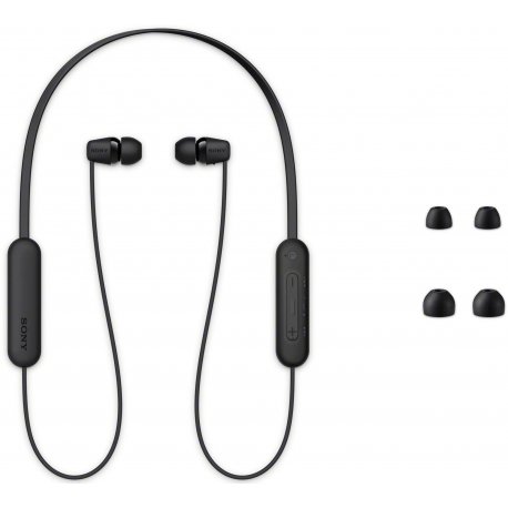 Бездротові навушники Sony WI-C100 Black (WIC100B.CE7)