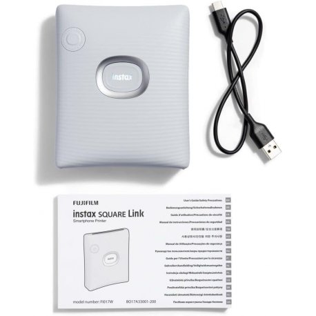 Фотопринтер Fujifilm Instax Square Link Ash White (16785470)