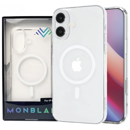 Чохол Monblan Crystal with MagSafe для iPhone 17 Transparent