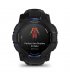 Смарт-годинник Garmin Instinct 3 50mm AMOLED Black with Black/Bolt Blue Band (010-03020-03)
