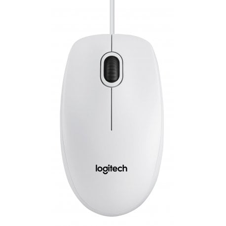 Миша Logitech B100 White (910-003360)