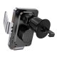 Автодержатель Hoco HW7 Qi 15W Metal Gray