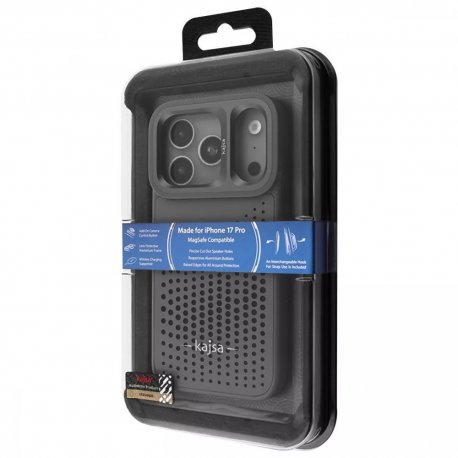 Чехол Kajsa Circle MagSafe для iPhone 17 Pro Max Gray