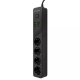 Мережевий фільтр Proove Power Strip P-04 (4 розетки+4USB+2Type-C) 3m Black (PSP442430001) Мережевий фільтр Proove Power Strip P-04 (4 розетки+4USB+2Type-C) 3m Black (PSP442430001)