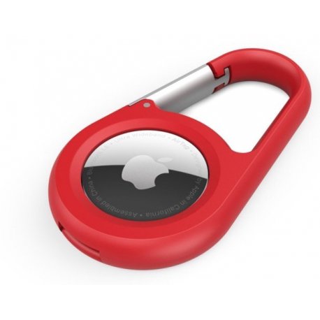 Держатель Belkin Secure Holder Carabiner AirTag Red (MSC008BTRD)