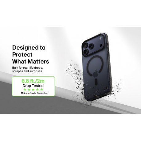 Чохол Belkin Magnetic Protective Grip для iPhone 17 Pro Max Black (MSA036HQBK)