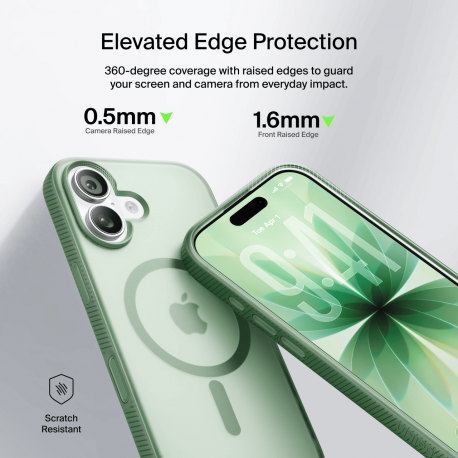 Belkin Magnetic Protective Grip для iPhone 17 Sage (MSA034HQSE)