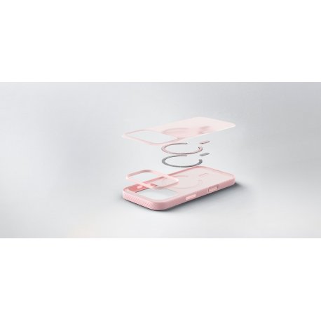 Чохол Belkin Magnetic Protective Grip для iPhone 17 Pro Pink (MSA035HQPK)