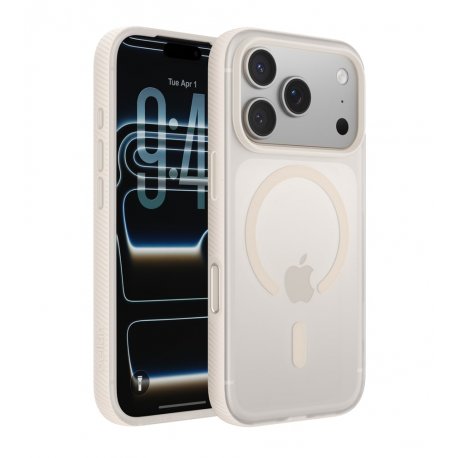 Чехол Belkin Magnetic Protective Grip для iPhone 17 Pro Sand (MSA035HQSA)