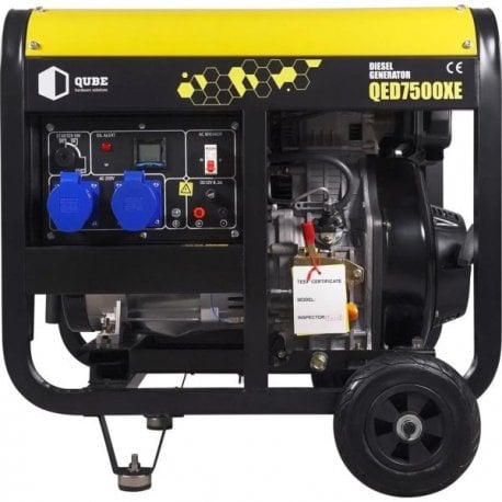 Дизельний генератор Qube QED7500XE 5кВт (QED7500XE)