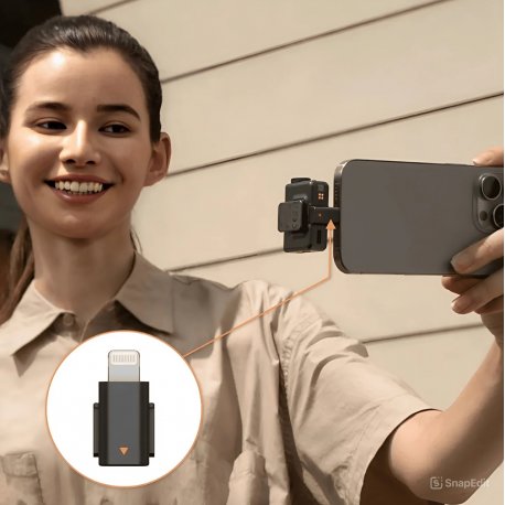 Адаптер для микрофона DJI Mic 2 Mobile Phone Adapter (Lightning) (CP.RN.00000334.01)