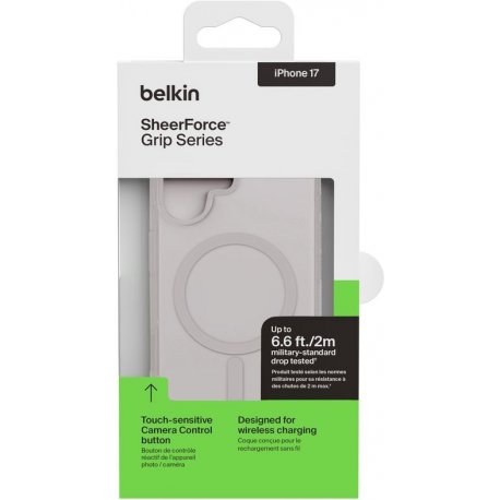 Чохол Belkin Magnetic Protective Grip для iPhone 17 Sand (MSA034HQSA)