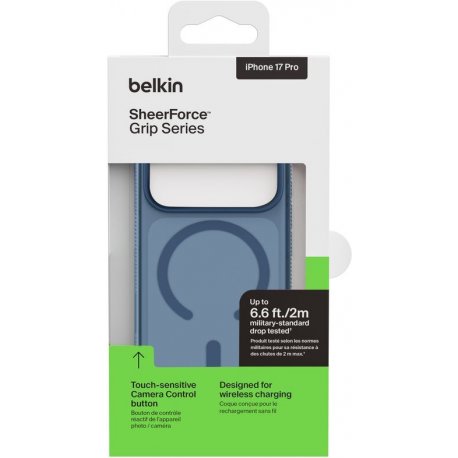 Belkin Magnetic Protective Grip для iPhone 17 Pro Navy (MSA035HQNY)