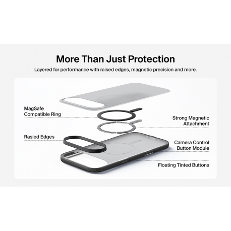 Belkin Magnetic Protective Grip для iPhone Air Black (MSA037HQBK)