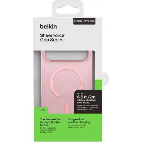 Belkin Magnetic Protective Grip для iPhone 17 Pro Max Pink (MSA036HQPK)