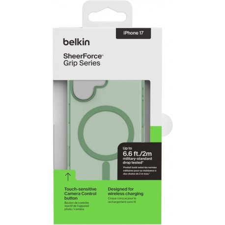 Belkin Magnetic Protective Grip для iPhone 17 Sage (MSA034HQSE)