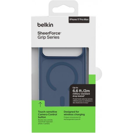 Belkin Magnetic Protective Grip для iPhone 17 Pro Max Navy (MSA036HQNY)