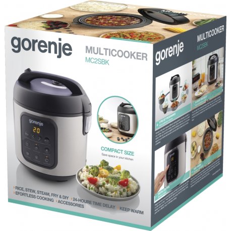 Мультиварка Gorenje MC2SBK 2L (MC2SBK)
