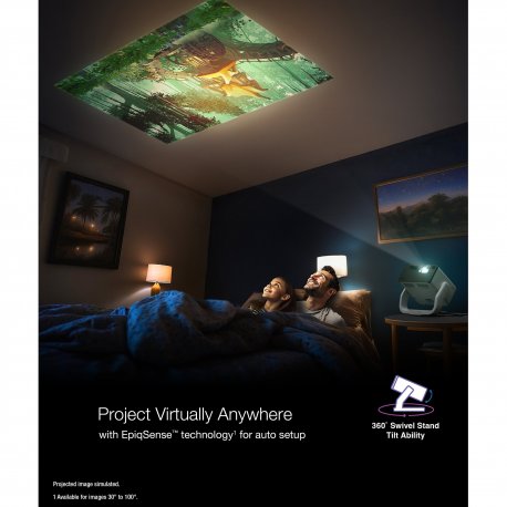 Проектор Epson EF-22B Black (V11HB38140)