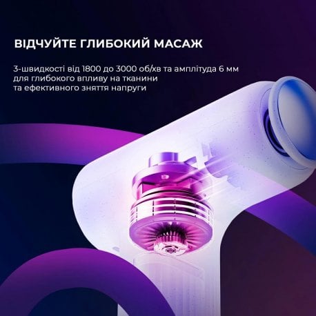 Перкусійний масажер YUNMAI Massage Gun Mini 2 (YMFG-M356)