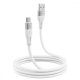 Кабель Proove Soft Silicone USB to Micro USB 2.4A (1m) White (CCSO20001302)