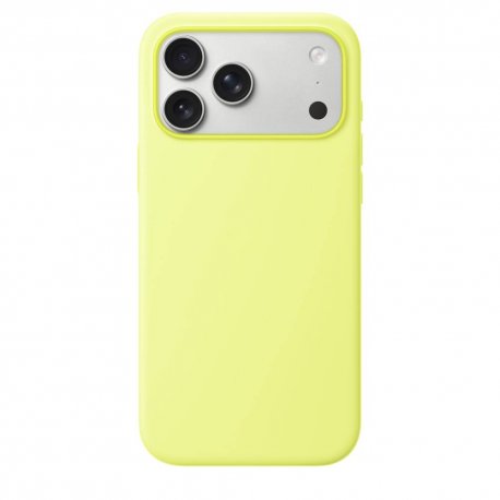 Чехол Monblan Magnetic Silicone Series MagSafe для iPhone 17 Pro Max Neon Yellow