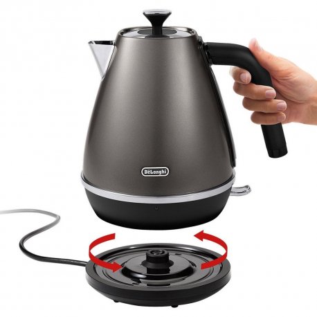 Електрочайник DeLonghi KBIN 2001 TB Grey (KBIN2001TB)